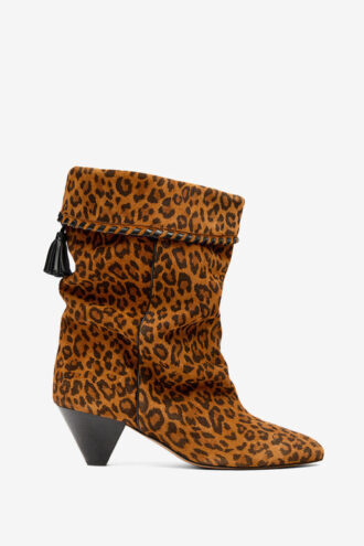 Dalby Stiefel aus drapiertem Wildleder