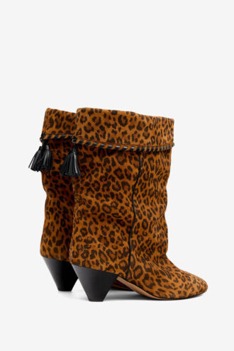 Dalby Stiefel aus drapiertem Wildleder