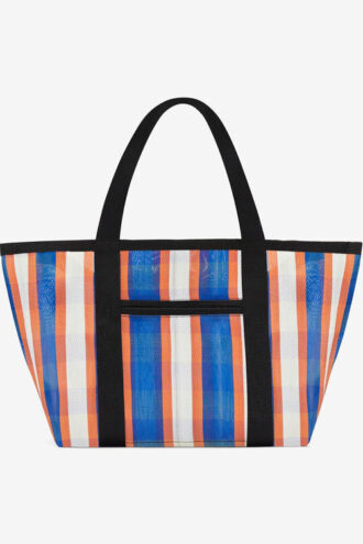 Darwen Schultertasche aus gestreiftem Nylon