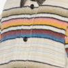Dayvi Gestreifter Overshirt-Mantel aus Wolle Dayvi Gestreifter Overshirt-Mantel aus Wolle