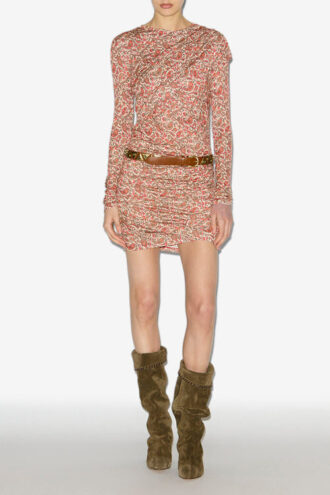 Denise Kurzes drapiertes Jerseykleid