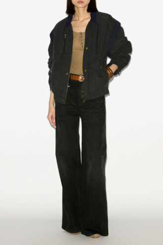 Desha Zweifarbige Baumwolljacke