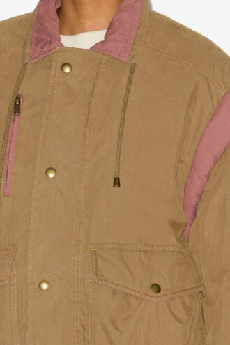 Desha Zweifarbige Baumwolljacke