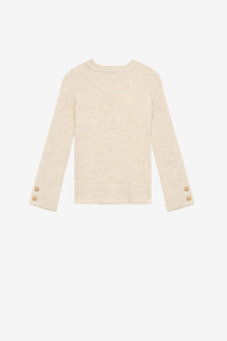 Dixie-Strickpullover mit Rippmuster