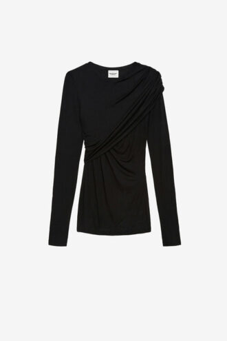 Dressi Drapiertes Jersey-Oberteil