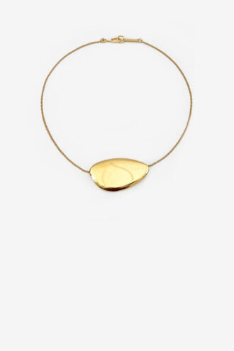 Ella Halskette aus goldfarbenem Messing