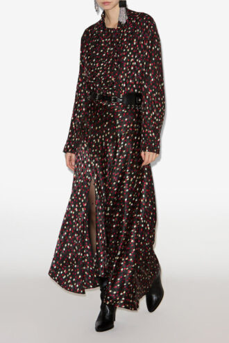 Emany Seidenbluse mit Polka-Dot-Print