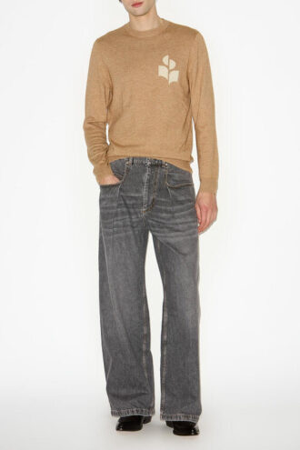 Evans Logo-Pullover aus Wollmischung