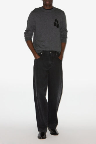 Evans Pullover aus Baumwolle und Wolle mit Logo