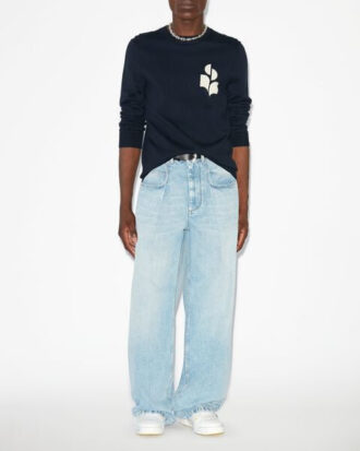Evans Pullover aus Baumwolle und Wolle mit Logo
