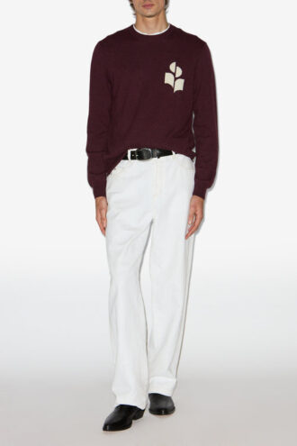 Evans Pullover aus Baumwolle und Wolle mit Logo