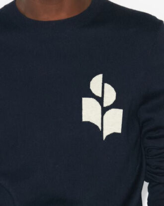 Evans Pullover aus Baumwolle und Wolle mit Logo