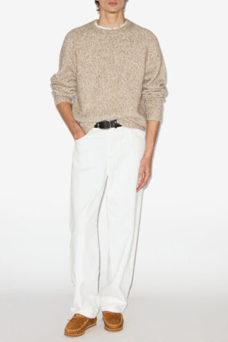 Hanori-Strickpullover mit Sprenkeln
