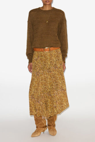 Hortensia Midi-Rock mit Print