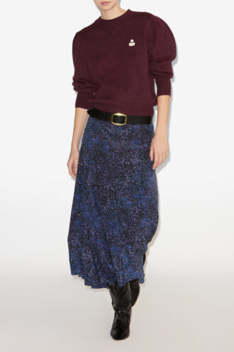 Hortensia Midi-Rock mit Print
