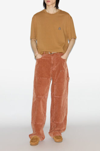 Hugo Baumwoll-T-Shirt mit gesticktem Logo