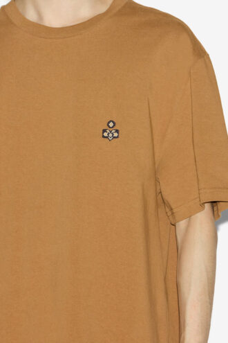 Hugo Baumwoll-T-Shirt mit gesticktem Logo