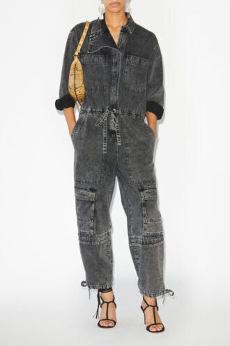 Idany Overall aus Baumwolldenim mit langen Ärmeln
