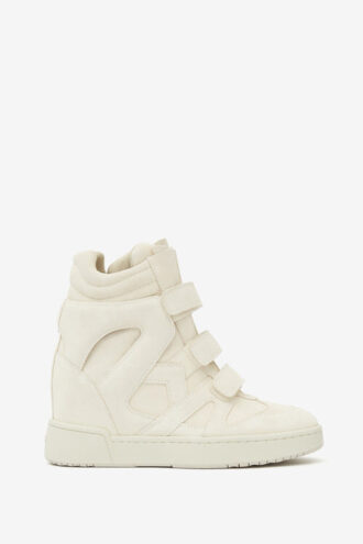 Im3 High-Top-Sneakers aus Leder mit Keilabsatz