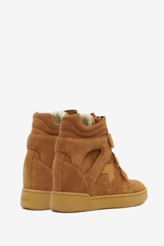 Im3 High-Top-Sneakers aus Leder mit Keilabsatz