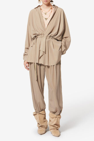 Inaya Hose mit weitem Bein und mehrlagigem Bund