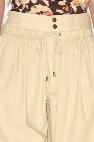 Inaya – Locker geschnittene Hose mit Raffungen