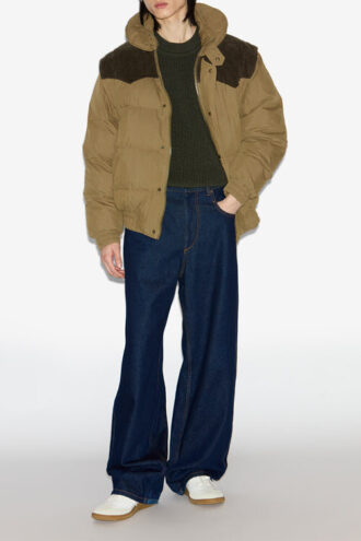 Jameson Raw Denim Jeans mit weitem Bein