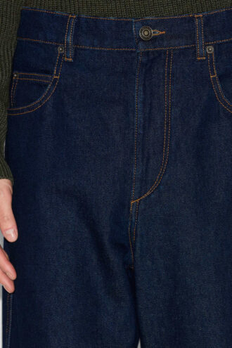 Jameson Raw Denim Jeans mit weitem Bein