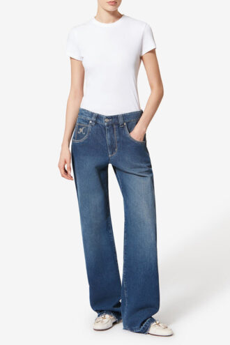 Jeyda Jeans mit Ziernähten