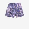 Jocadia Shorts mit Rüschen aus bedrucktem Baumwollvoile