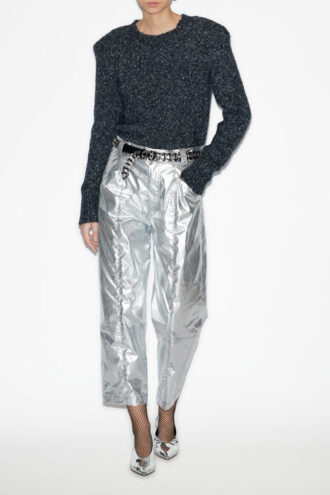 Kalo Pullover aus einfarbigem, flauschigem Strick