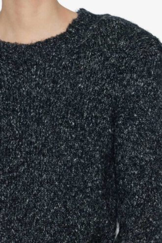 Kalo Pullover aus einfarbigem, flauschigem Strick