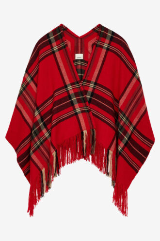 Kamilo Poncho mit Karomuster