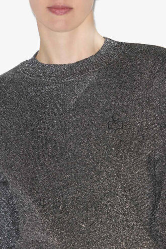 Kelaya Lurex-Strickpullover mit Logo