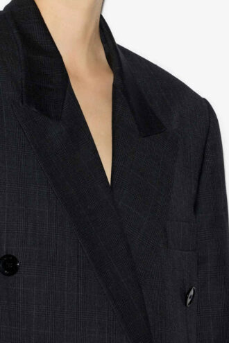 Klero Glen Plaid Wollanzugjacke