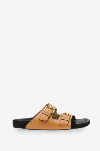 Lennyo Offene Ledersandalen