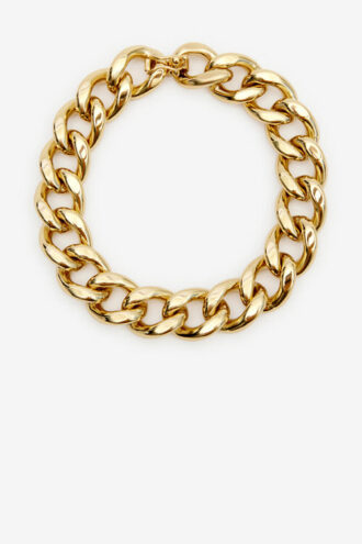 Links Oversized-Kettenhalskette