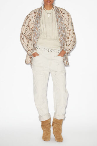 Lois Low-Rise-Cordhose