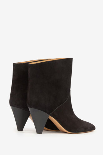 Loline Stiefel aus Wildleder mit hohem Absatz