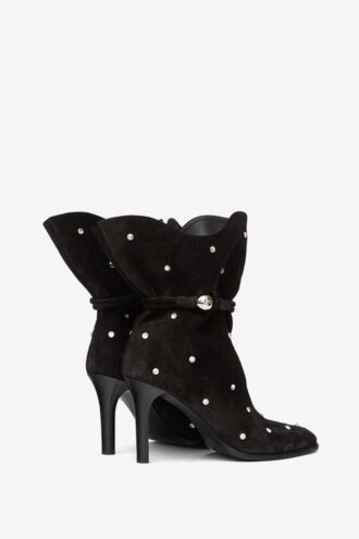 Lolya Wildlederstiefel mit Strasssteinen