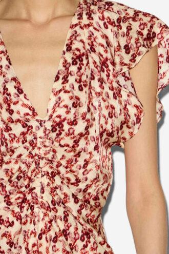Lonea Fließendes Jacquard-Oberteil mit Muster