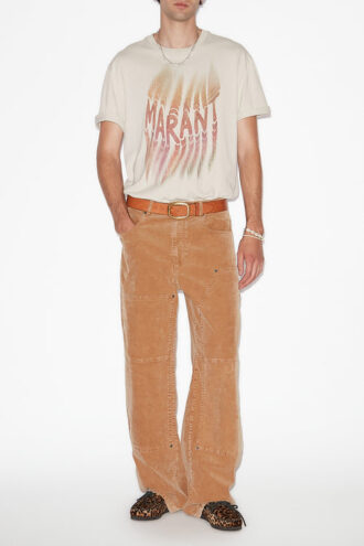 Lorson-Hose mit weitem Bein aus Cord