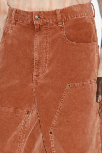 Lorson-Hose mit weitem Bein aus Cord