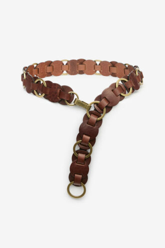 Lota Ledergürtel mit Ringen