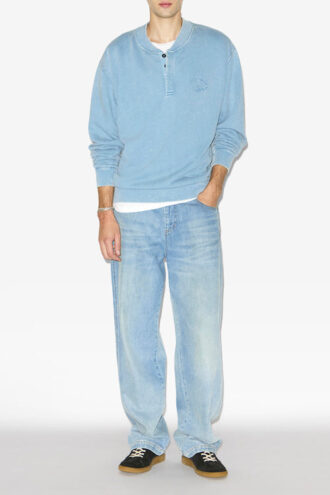 Mathias Sweatshirt aus gewaschener Baumwolle
