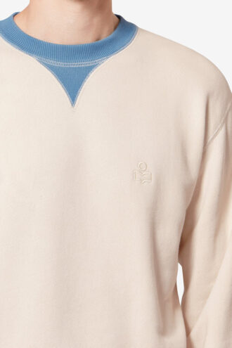 Miker Besticktes Baumwoll-Sweatshirt