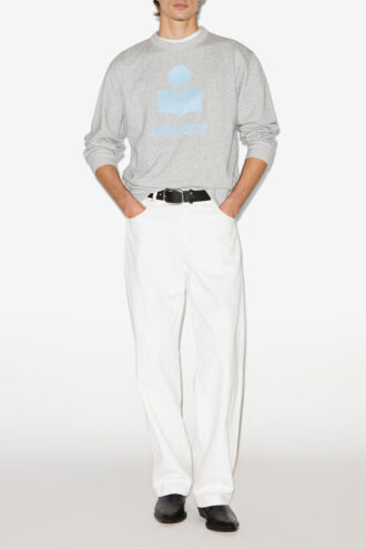 Mikoy Baumwoll-Sweatshirt mit Logo