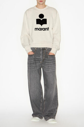 Mikoy Baumwoll-Sweatshirt mit Logo