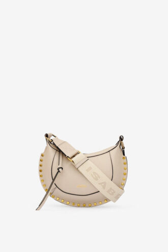 Mini Moon Leder-Schultertasche Baguette