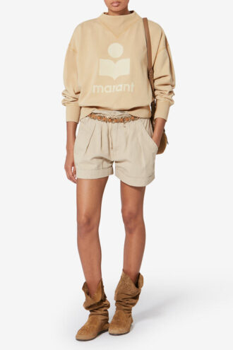 Moby Baumwoll-Sweatshirt mit Logo